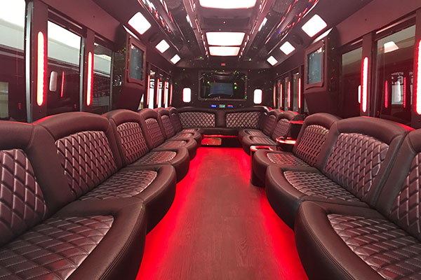 party bus interior