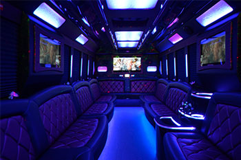 party bus interior