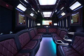 limo bus seating