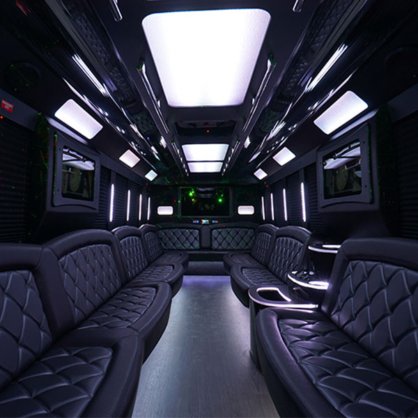 party bus jackson, mi, interior